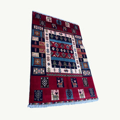 Marinos Perda Rug – Folk Art Elegance Woven in Afghan Heritage