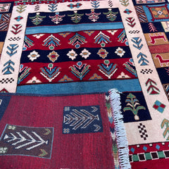 Marinos Perda Rug – Folk Art Elegance Woven in Afghan Heritage