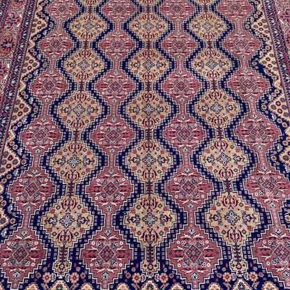 Marinos Yusof Bai Numa Rug – Grand Afghan Weave in Rhythmic Elegance