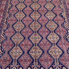Marinos Yusof Bai Numa Rug – Grand Afghan Weave in Rhythmic Elegance