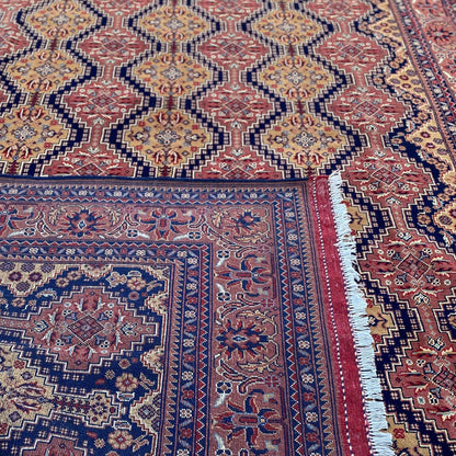Marinos Yusof Bai Numa Rug – Grand Afghan Weave in Rhythmic Elegance