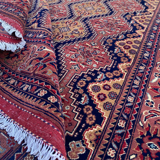 Marinos Yusof Bai Numa Rug – Grand Afghan Weave in Rhythmic Elegance