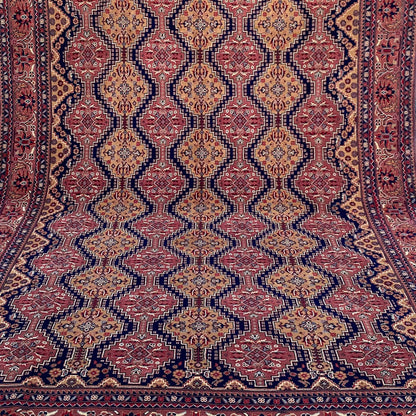 Marinos Yusof Bai Numa Rug – Grand Afghan Weave in Rhythmic Elegance