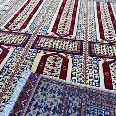 Marinos Geometric Diamond Medallion Rug – Afghan Grandeur in Every Knot