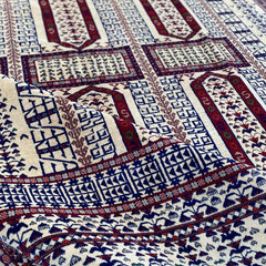 Marinos Geometric Diamond Medallion Rug – Afghan Grandeur in Every Knot