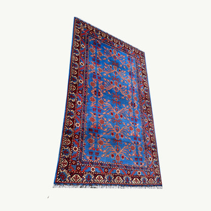 Marinos Anar Gul Rug – Handwoven Afghan Wool Rug