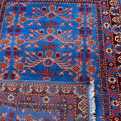 Marinos Anar Gul Rug – Handwoven Afghan Wool Rug