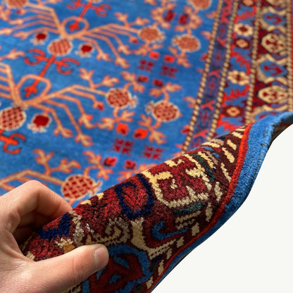 Marinos Anar Gul Rug – Handwoven Afghan Wool Rug