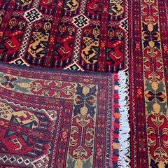 Marinos Aala Makhmal Rug – Rich Afghan Velvet-Inspired Design with Tribal Soul