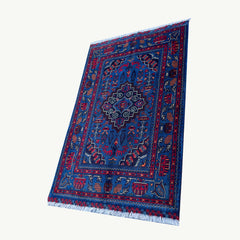 Marinos Afghan Rug – Bold Geometric Motif with Tribal Charm