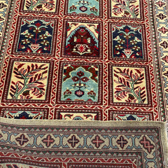 Marinos Ayna Gul Rug – Classic Afghan Elegance in a Garden of Geometrics