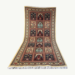 Marinos Ayna Gul Rug – Classic Afghan Elegance in a Garden of Geometrics