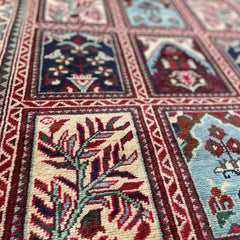 Marinos Ayna Gul Rug – Classic Afghan Elegance in a Garden of Geometrics