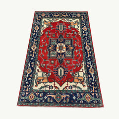 Persian Hand-Knotted Rug 6 x 3.7 ft – Timeless Traditional Design